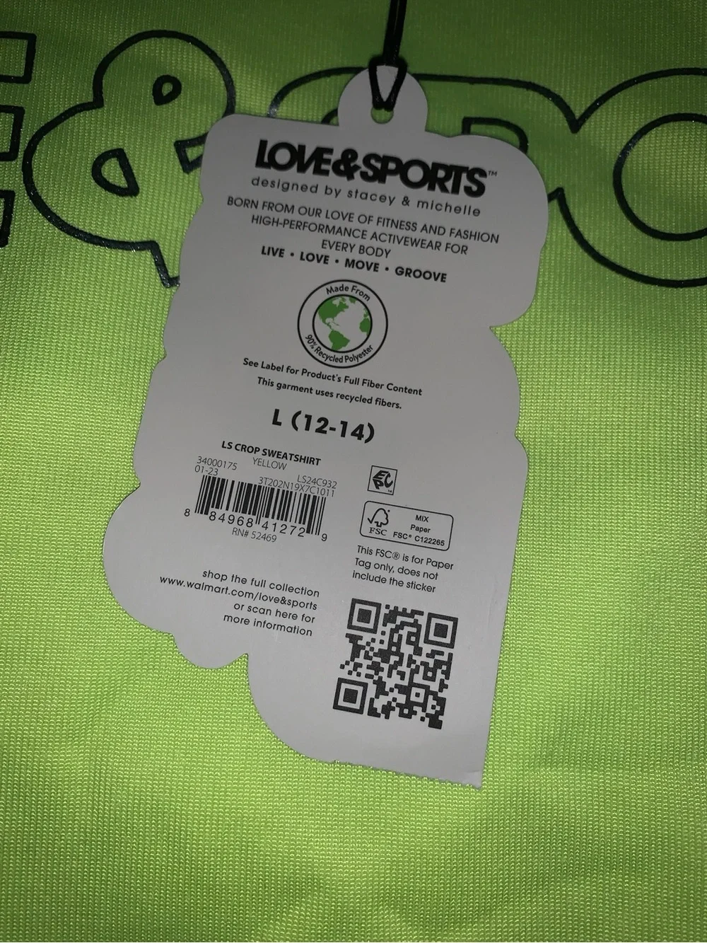 Love & Sports Sweater Bundle  - Neon Lime & Berry -Size L Juniors